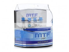 Набор галогеновых ламп MTF Light H27 Titanium 4300K